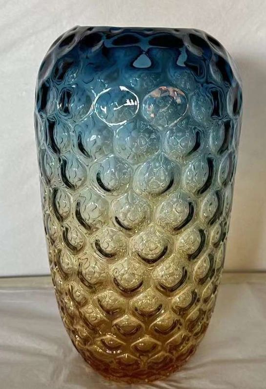 GV545L BLUE GLASS VASES