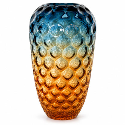 GV545 BLUE LARGE GLASS VASES