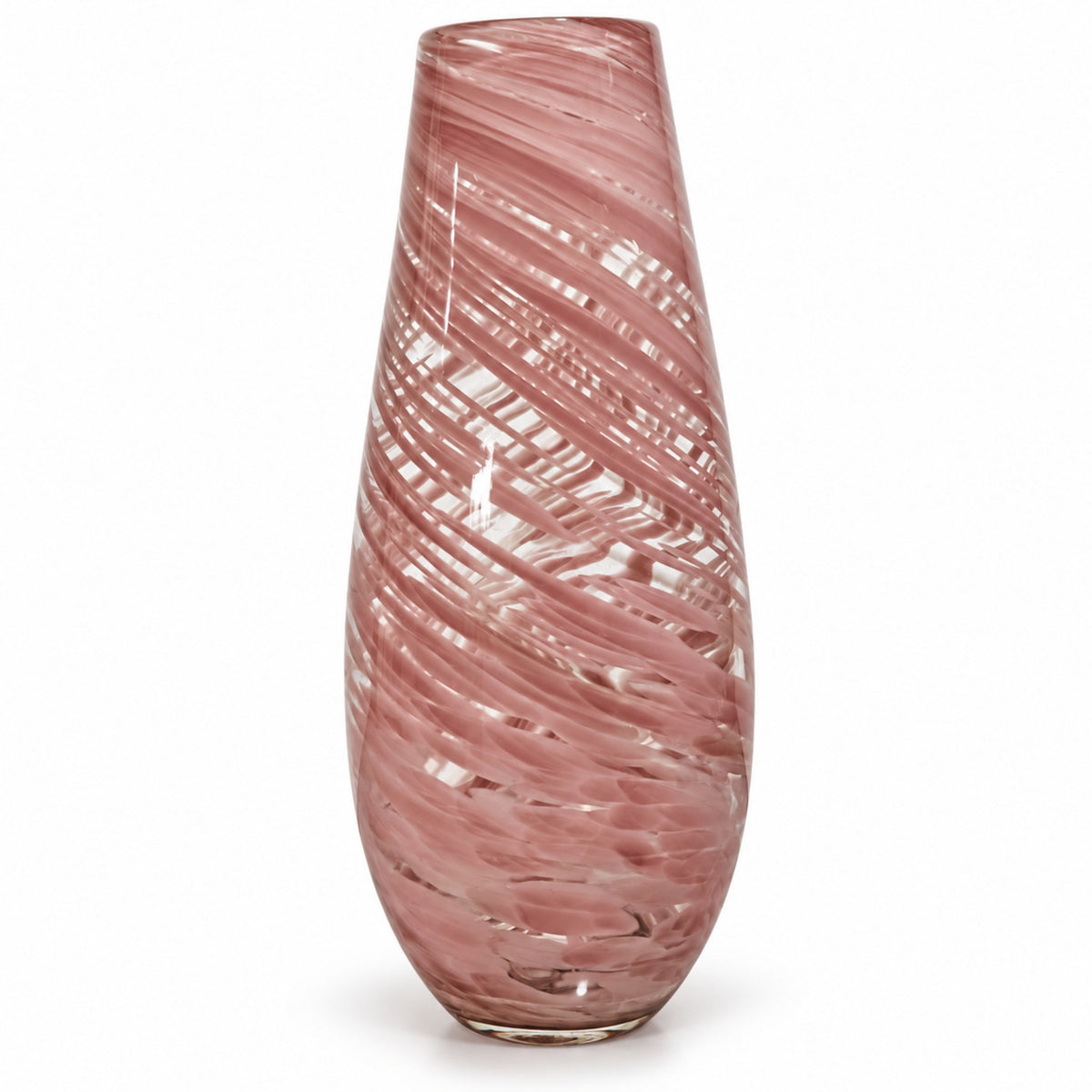 GV556 PINK GOLD LARGE GLASS VASES