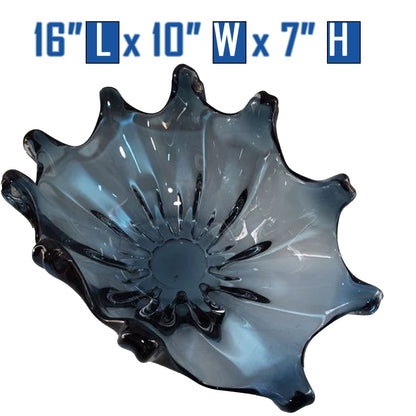 GV569 BLUE CENTERPIECE GLASS