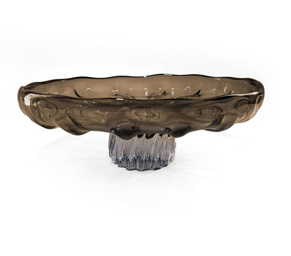 GP571 BROWN CENTERPIECE GLASS VASES