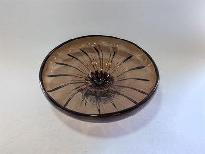 GP571 BROWN CENTERPIECE GLASS VASES