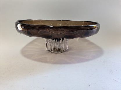 GP571 BROWN CENTERPIECE GLASS VASES