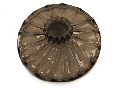 GP571 BROWN CENTERPIECE GLASS VASES