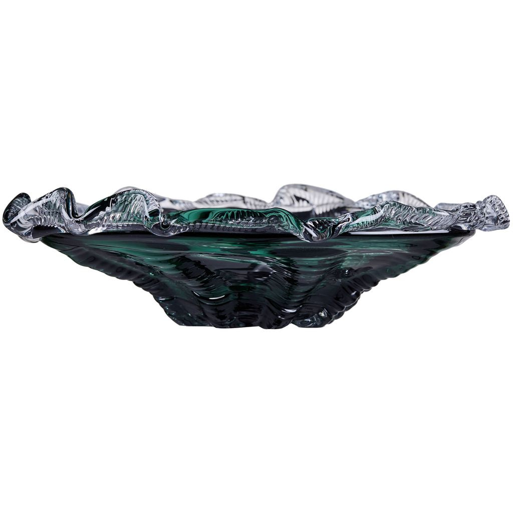 GP573 DARK GREEN CENTERPIECE GLASS