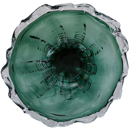 GP573 DARK GREEN CENTERPIECE GLASS