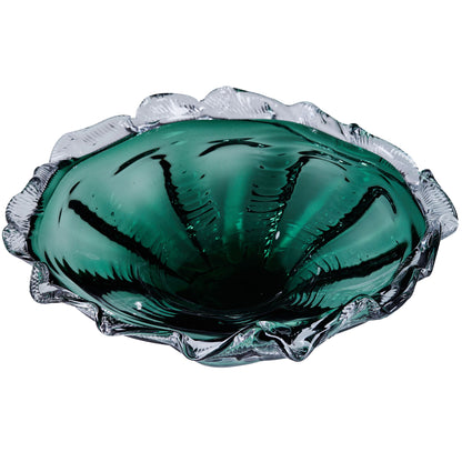 GP573 DARK GREEN CENTERPIECE GLASS