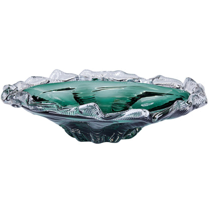 GP573 DARK GREEN CENTERPIECE GLASS