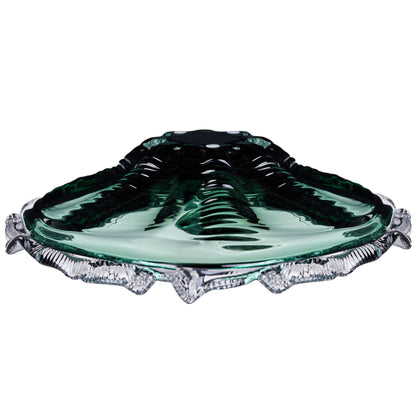 GP573 DARK GREEN CENTERPIECE GLASS