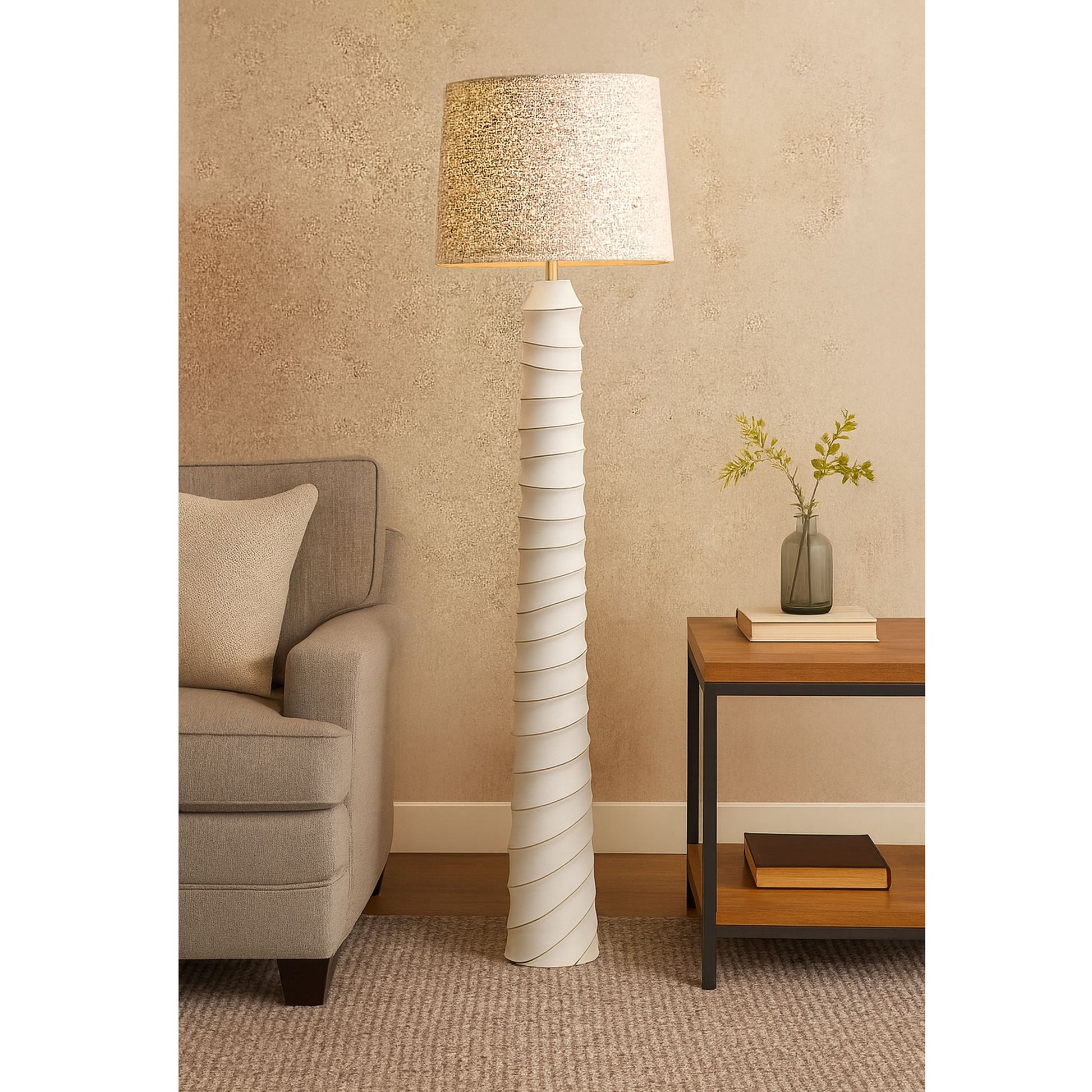 FL575 WHITE FLOOR LAMPS