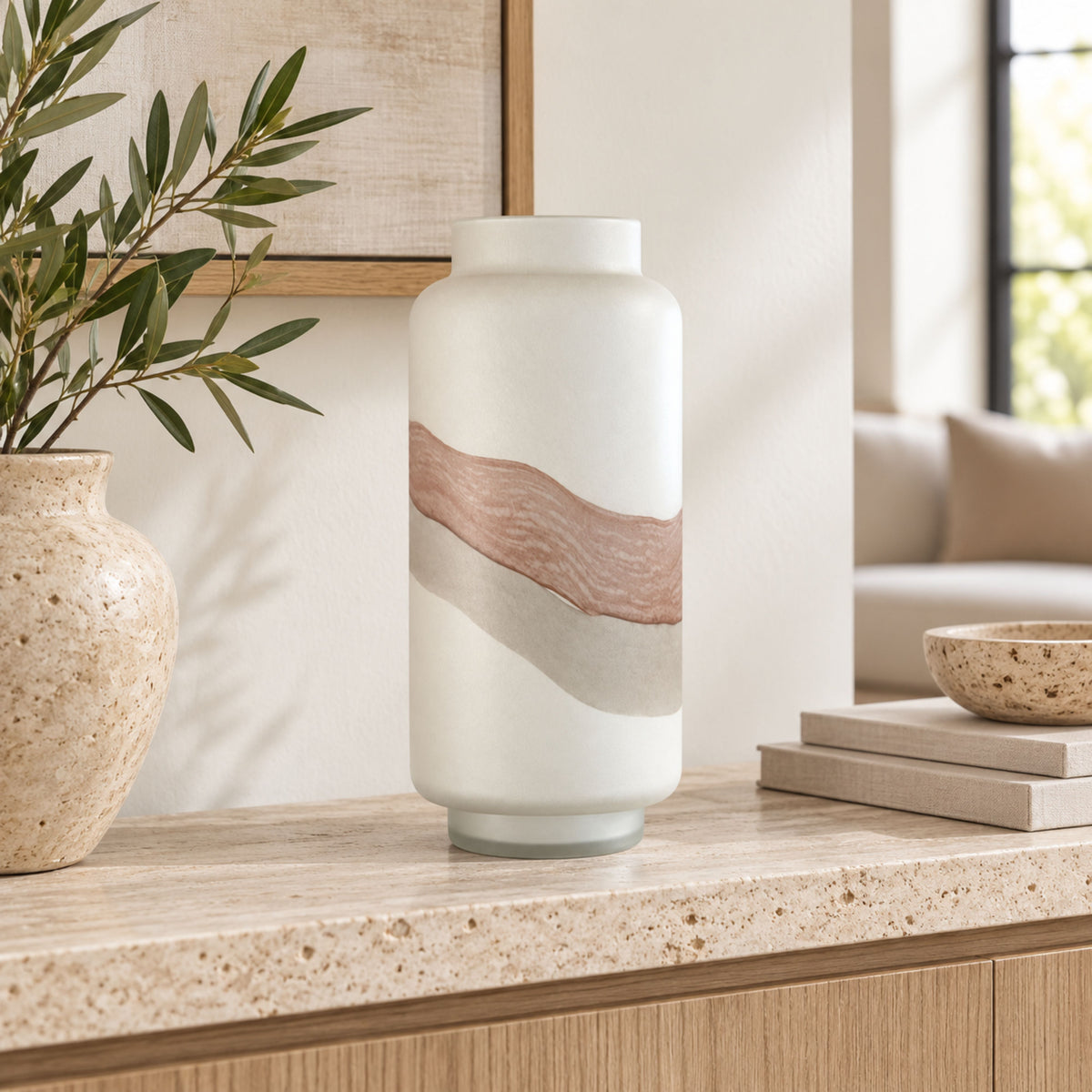 GV518 MOCHA CENTERPIECE GLASS VASES