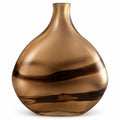 GV520 BROWN GLASS VASES