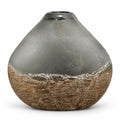 GV521 GRAY CENTERPIECE GLASS VASES