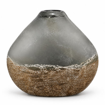 GV521 GRAY CENTERPIECE GLASS VASES