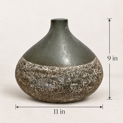 GV522 GRAY CENTERPIECE GLASS VASES