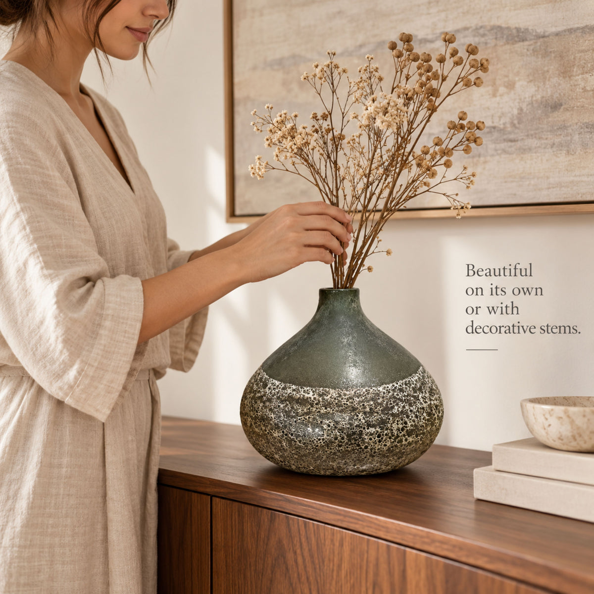 GV522 GRAY CENTERPIECE GLASS VASES