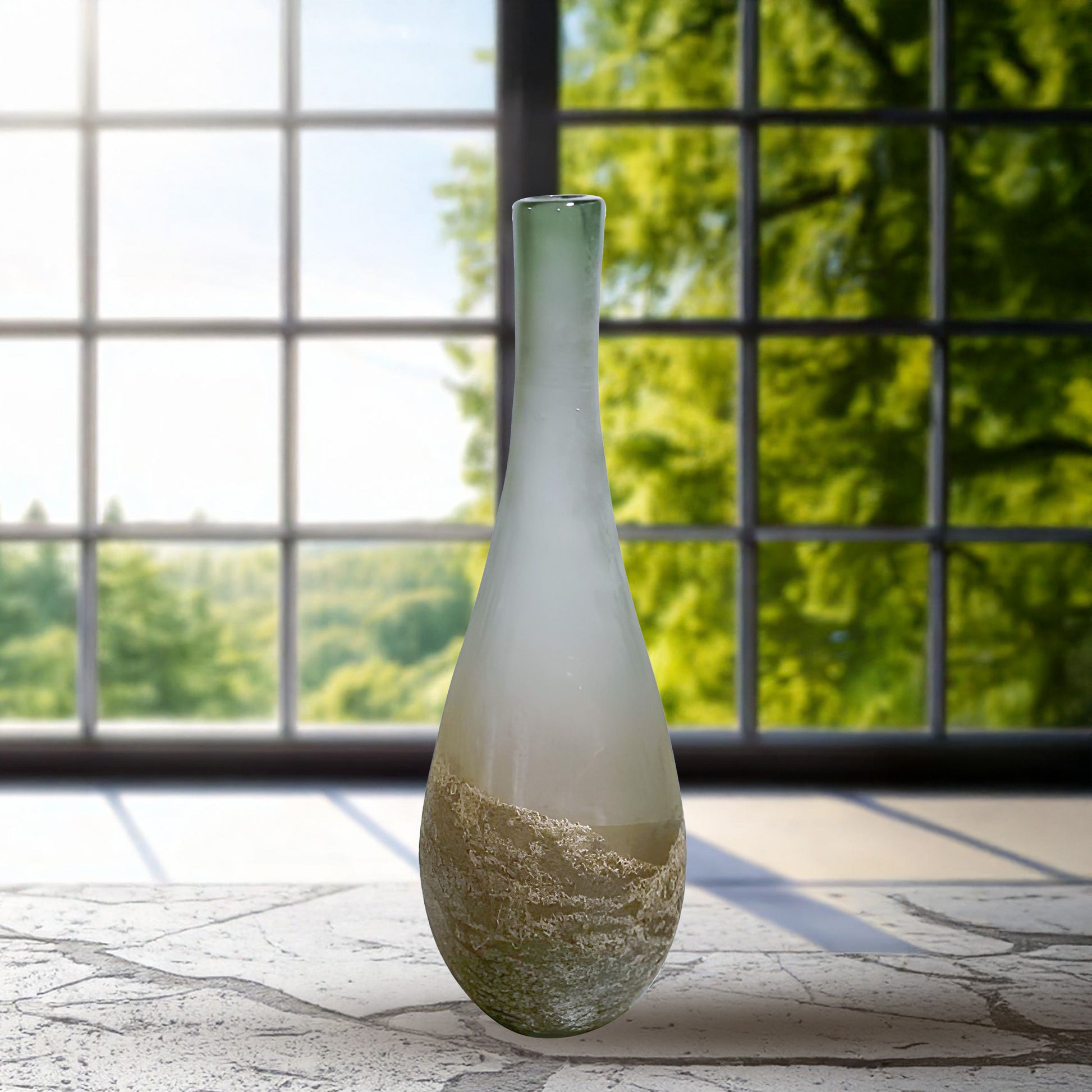 GV525 OMBRE CENTERPIECE GLASS VASES