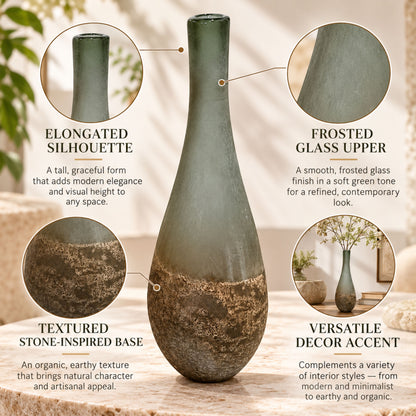 GV525 OMBRE CENTERPIECE GLASS VASES