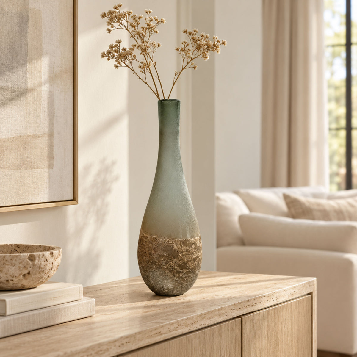 GV525 OMBRE CENTERPIECE GLASS VASES