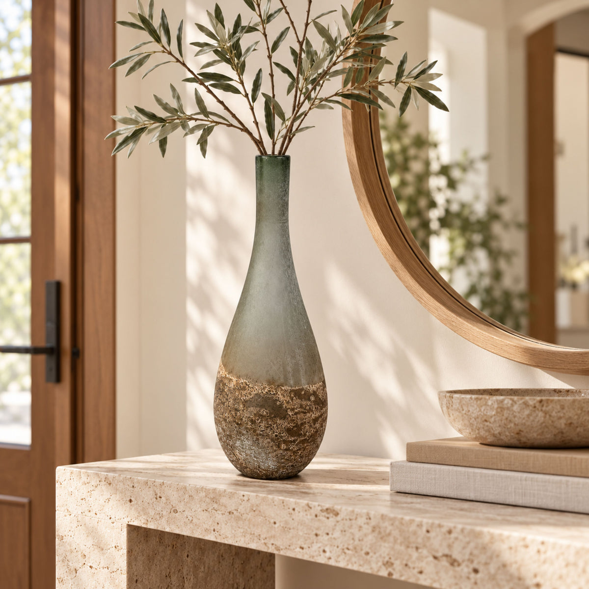 GV525 OMBRE CENTERPIECE GLASS VASES