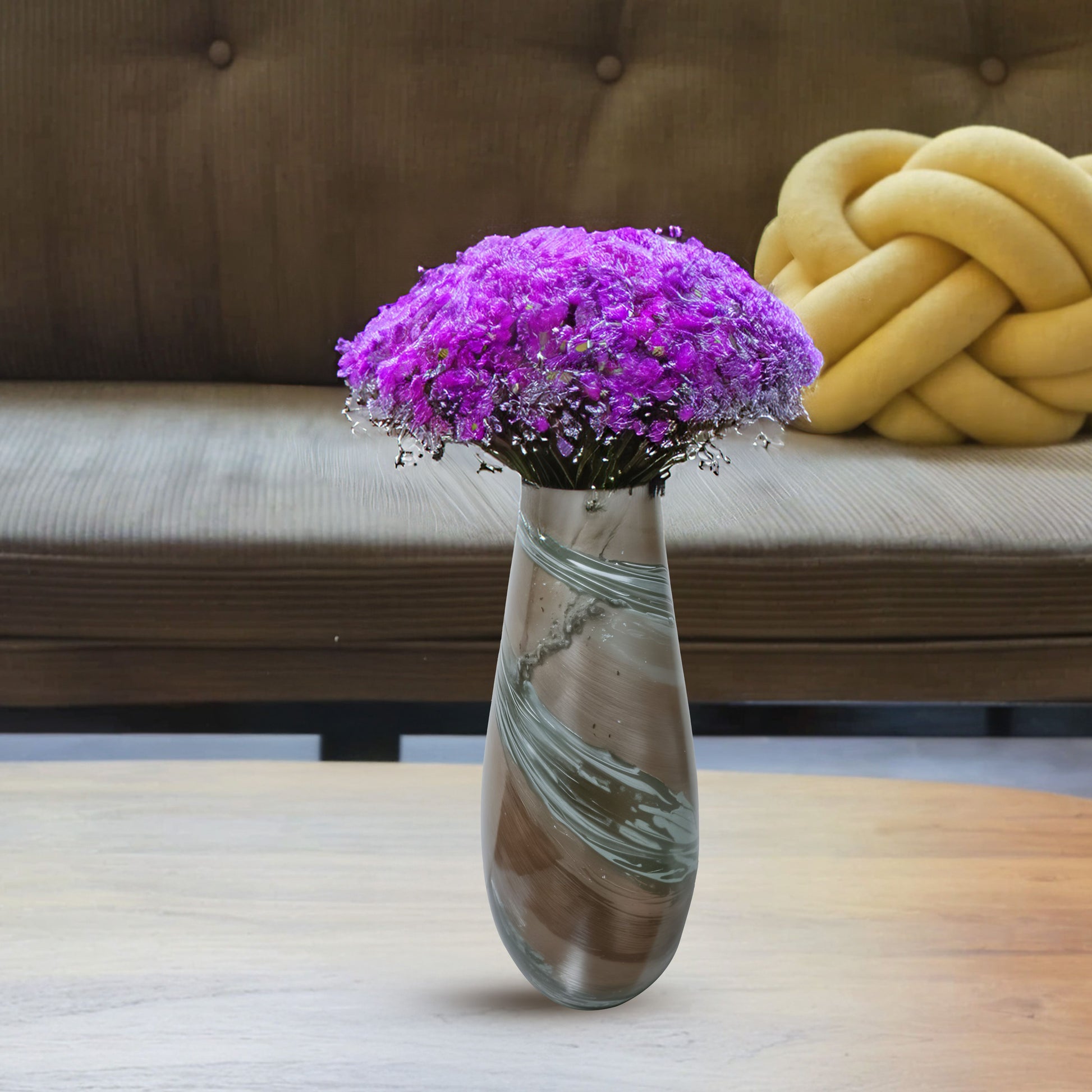 GV526 GOLD SILVER CENTERPIECE GLASS VASES