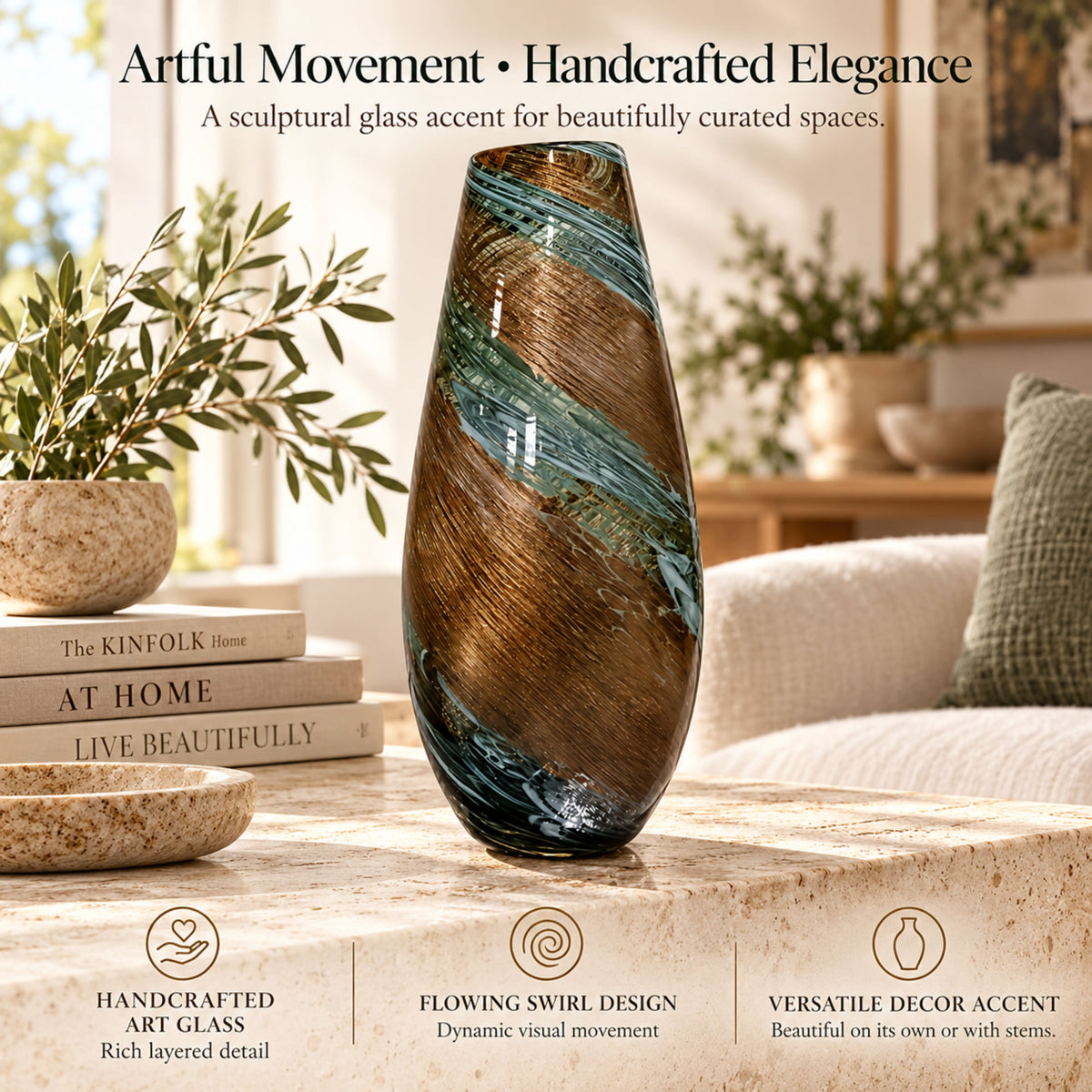 GV526 GOLD SILVER CENTERPIECE GLASS VASES