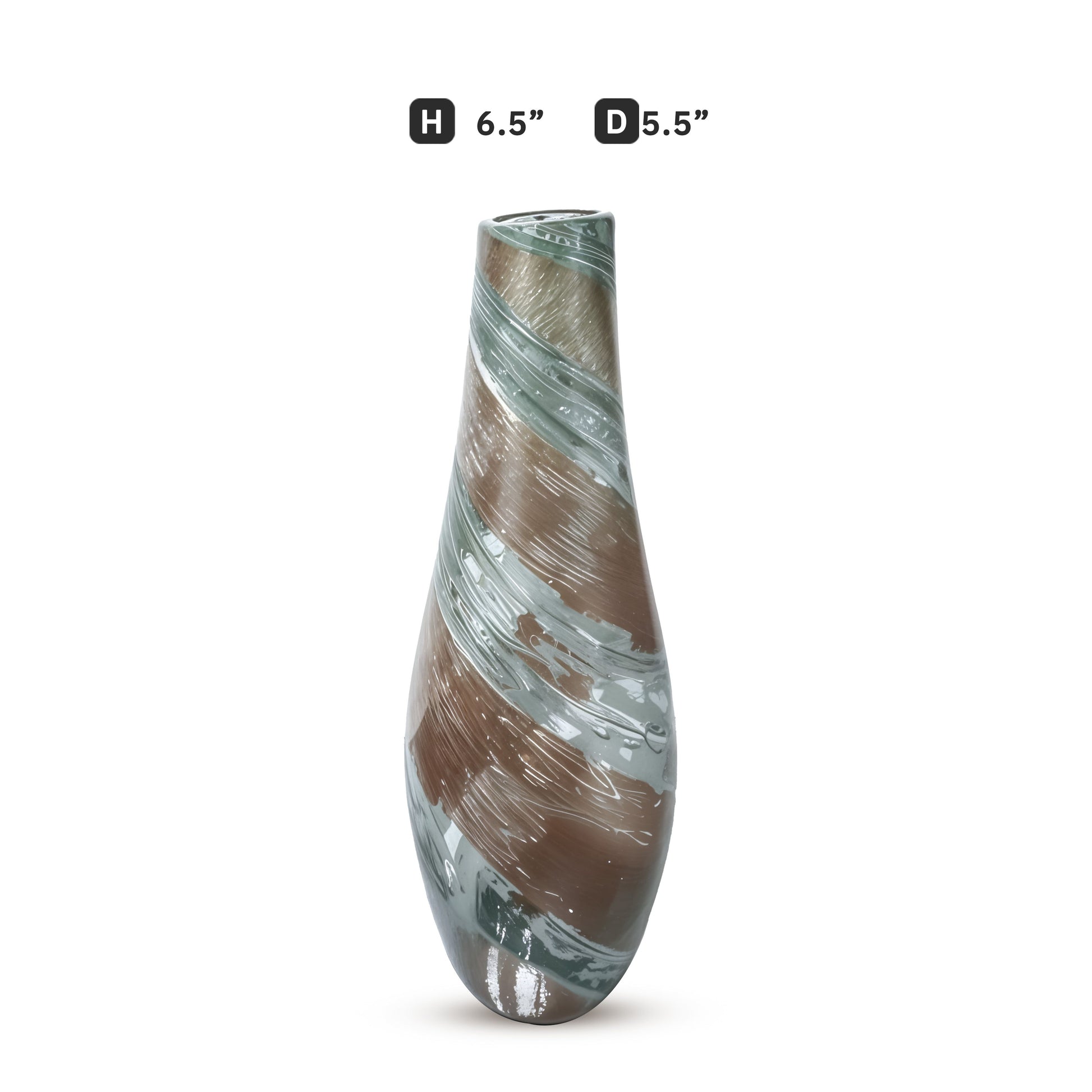 GV527 SILVER GOLD CENTERPIECE GLASS VASES