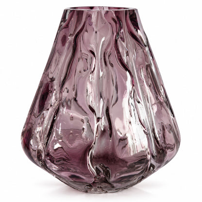 GV528 PURPLE CENTERPIECE GLASS VASES