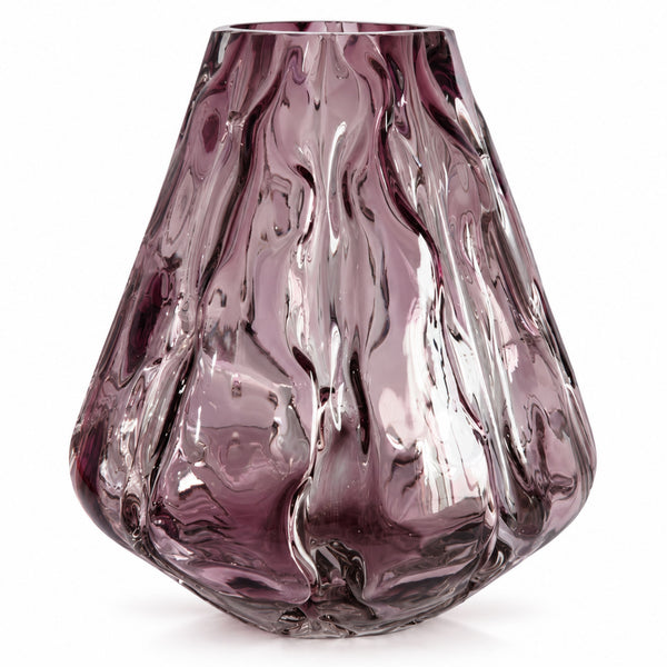 GV528 PURPLE CENTERPIECE GLASS VASES