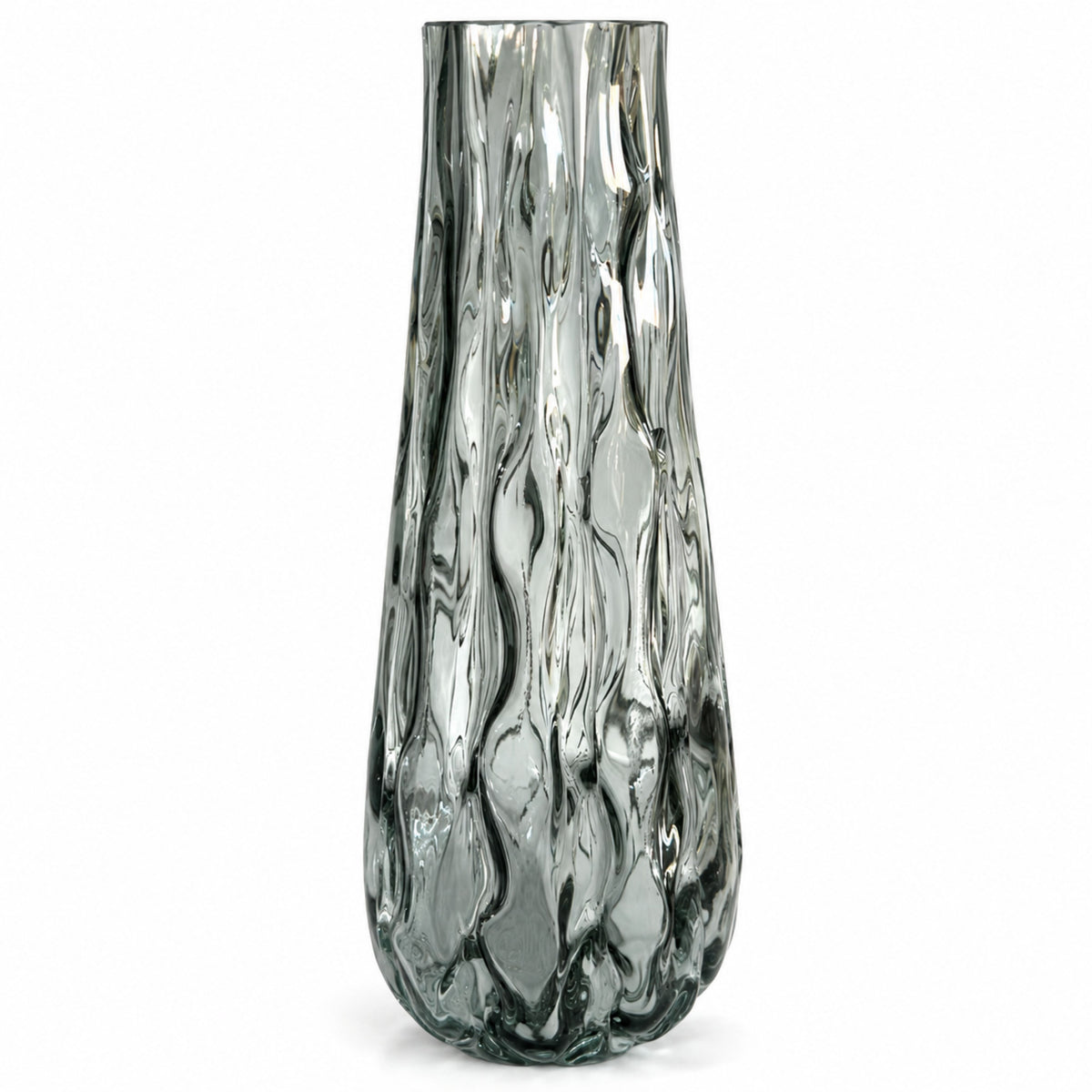 GV529 GRAY CENTERPIECE GLASS VASES