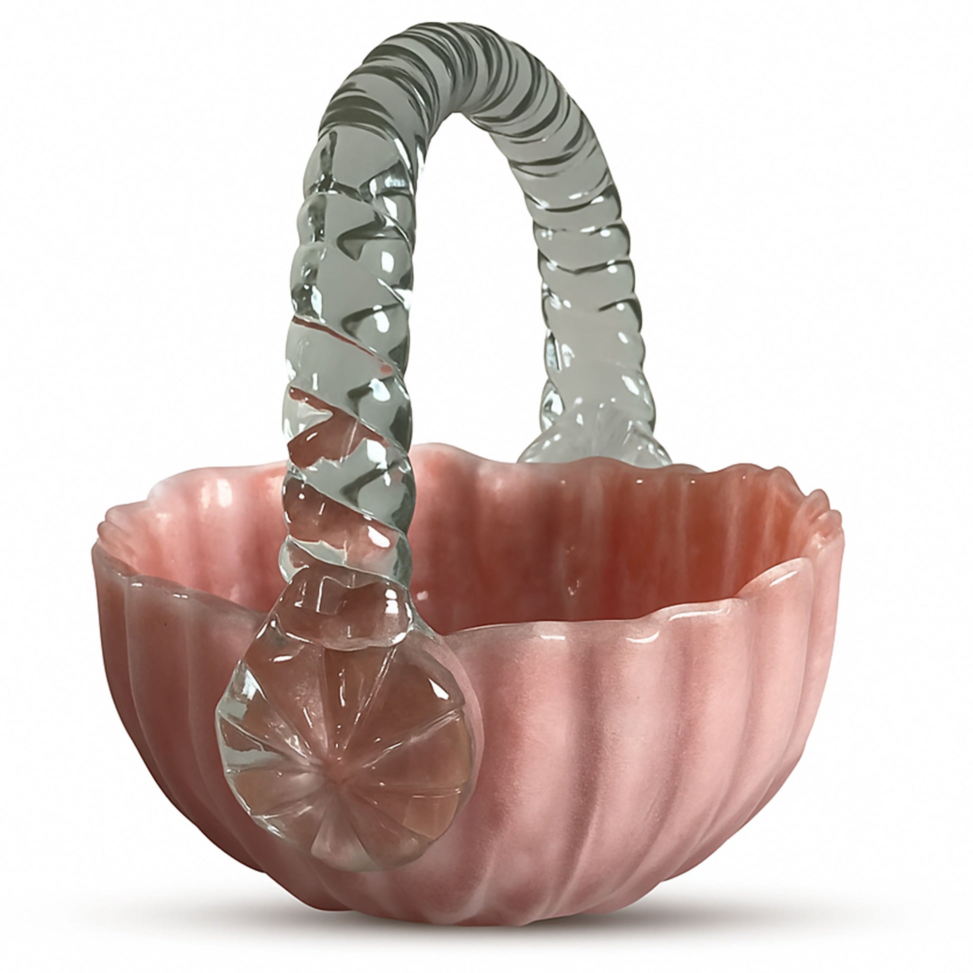 GD533 PINK CENTERPIECE GLASS