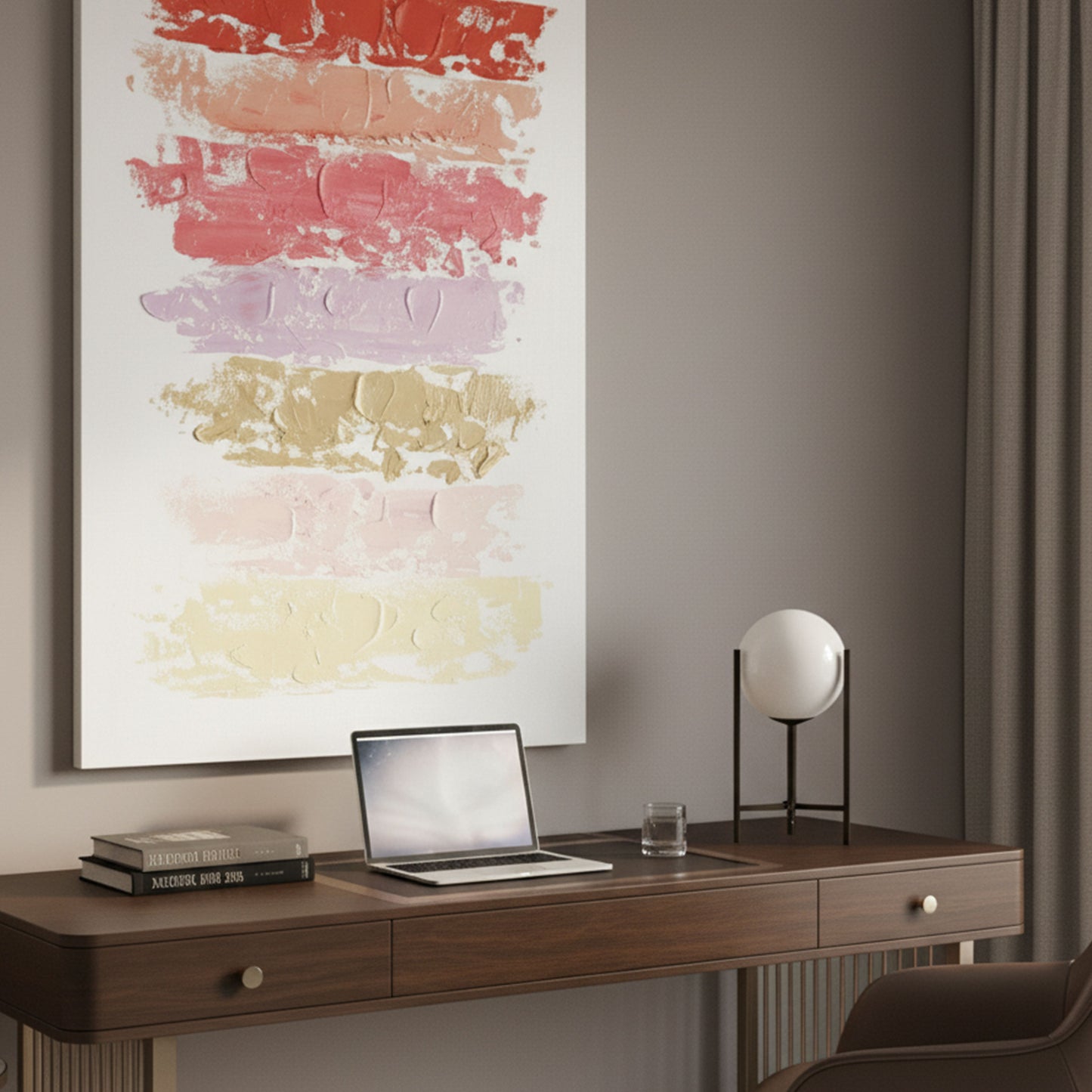 WA593 PASTEL CANVAS WALL ART