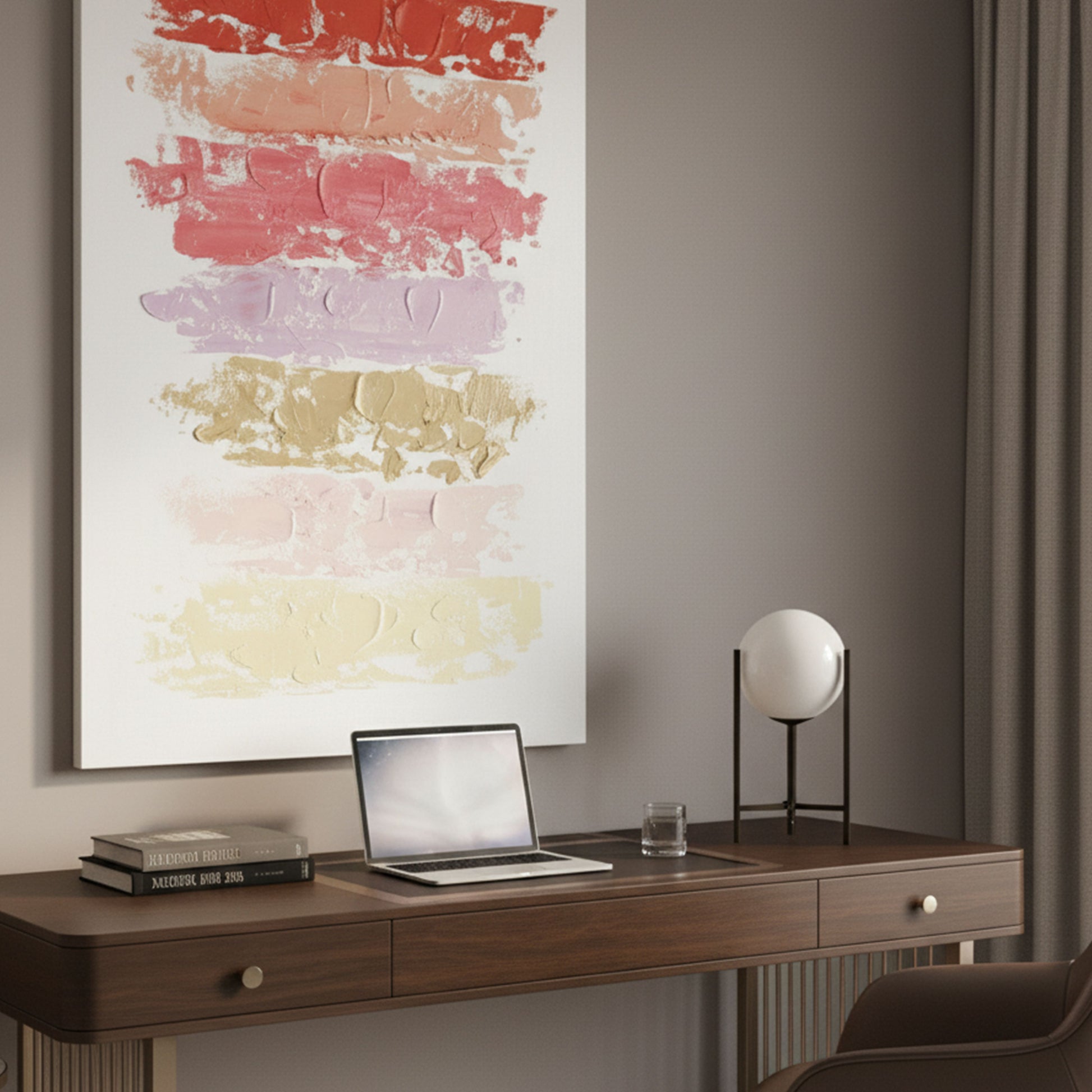 WA593 PASTEL CANVAS WALL ART