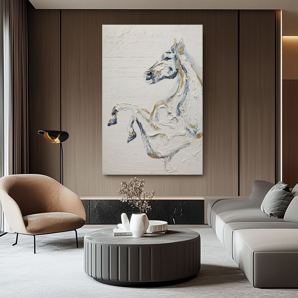 WA601 HORSE CANVAS WALL ART