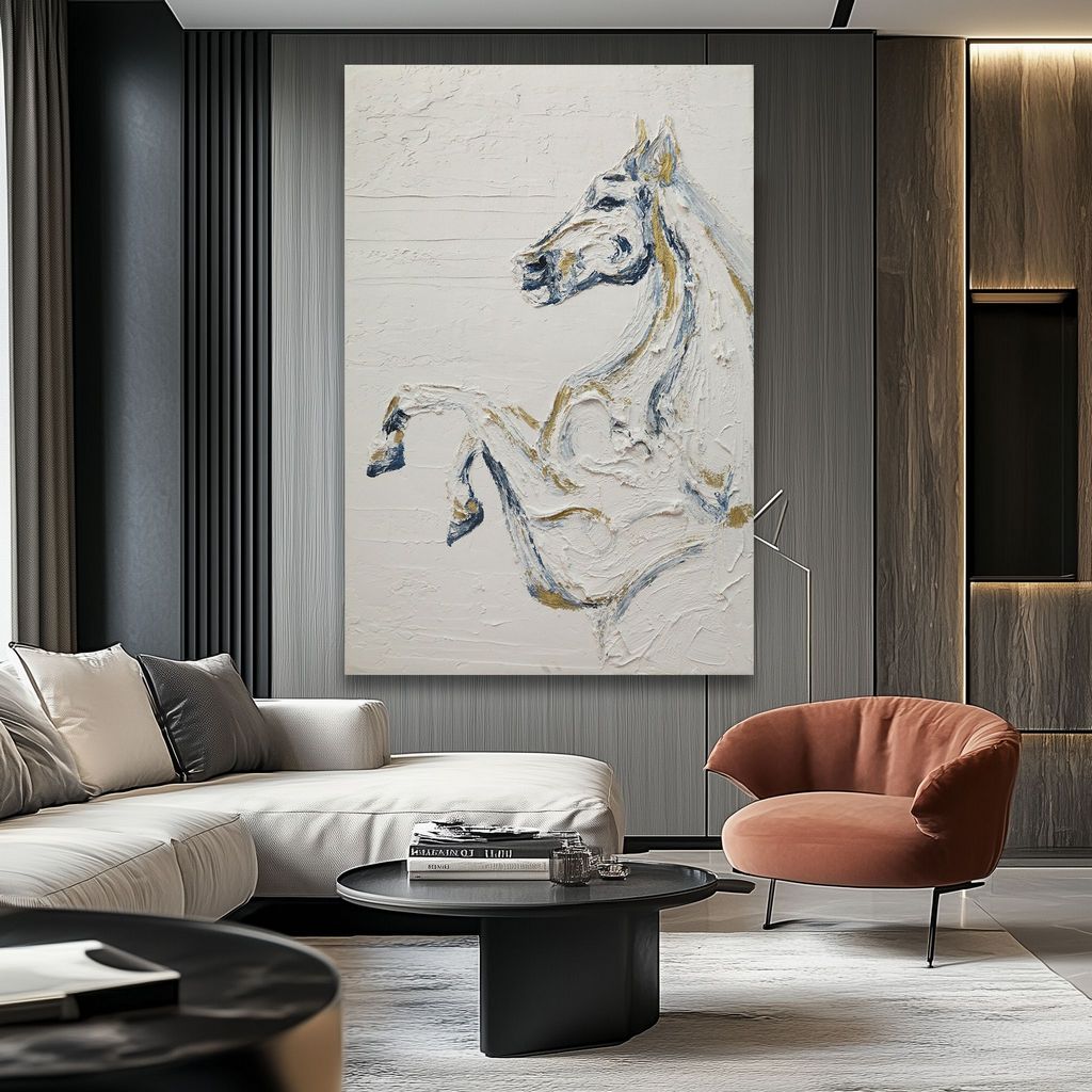 WA601 HORSE CANVAS WALL ART