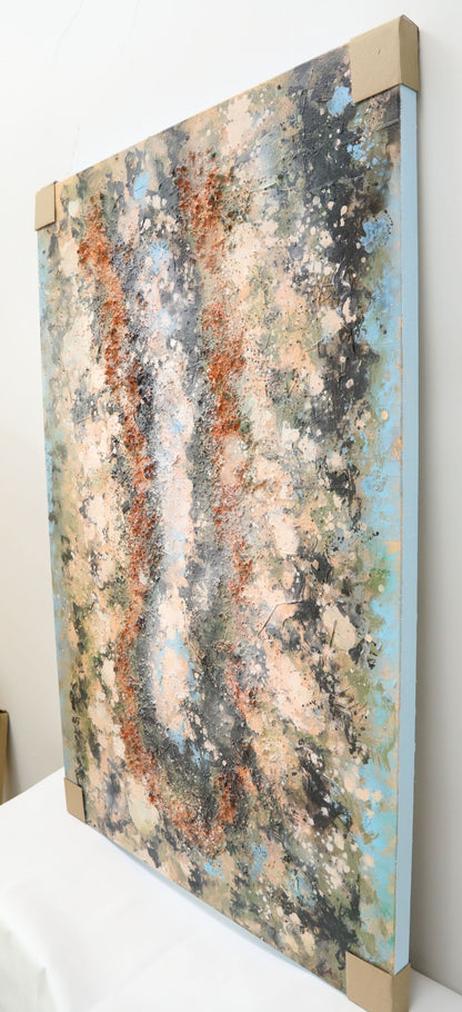 WA604 MIXED COLORS CANVAS WALL ART