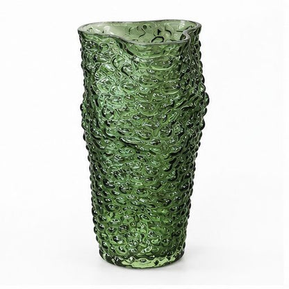 GV610 GREEN GLASS VASES