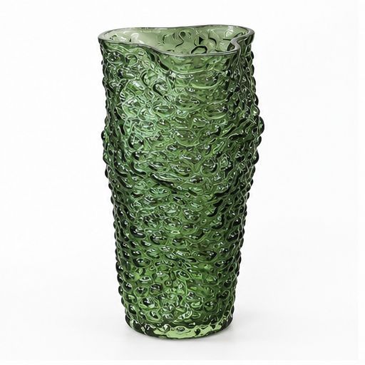 GV610 GREEN GLASS VASES