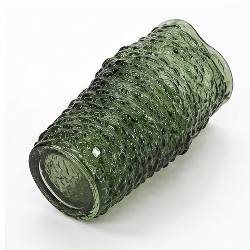 GV610 GREEN GLASS VASES