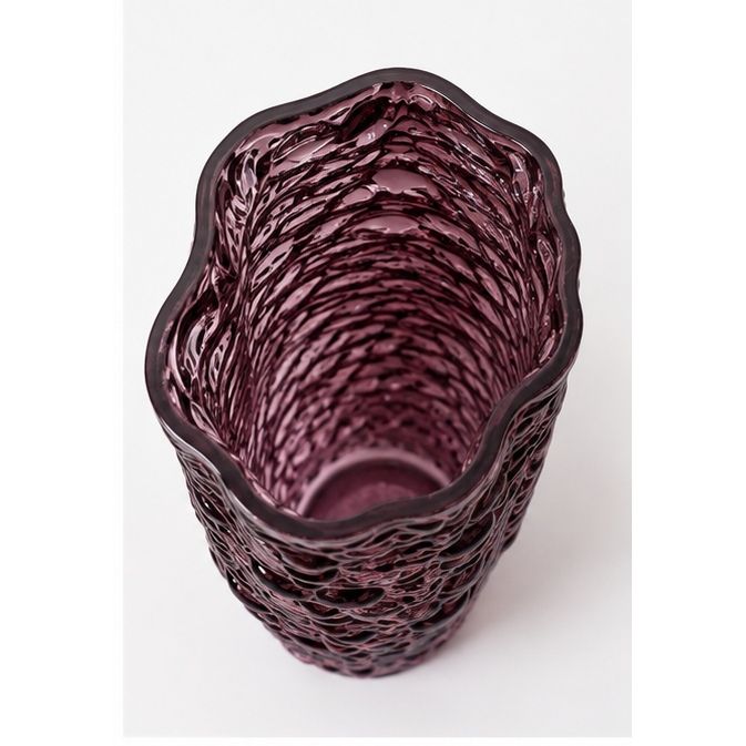 GV610 PURPLE GLASS VASES