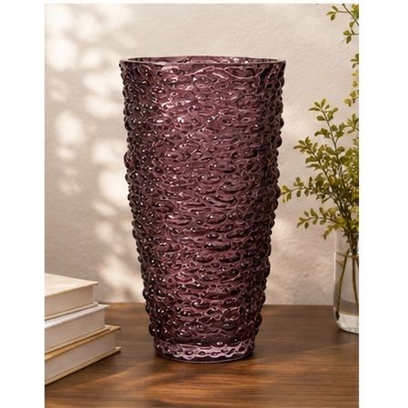 GV610 PURPLE GLASS VASES