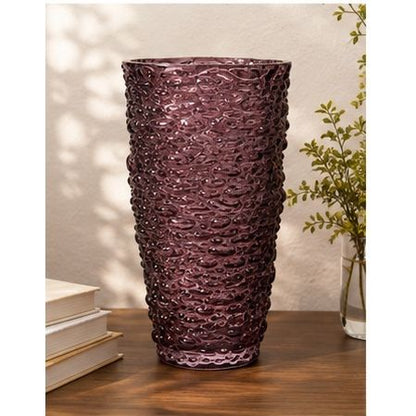 GV610 PURPLE GLASS VASES