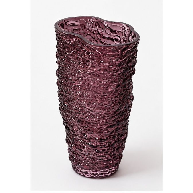 GV610 PURPLE GLASS VASES