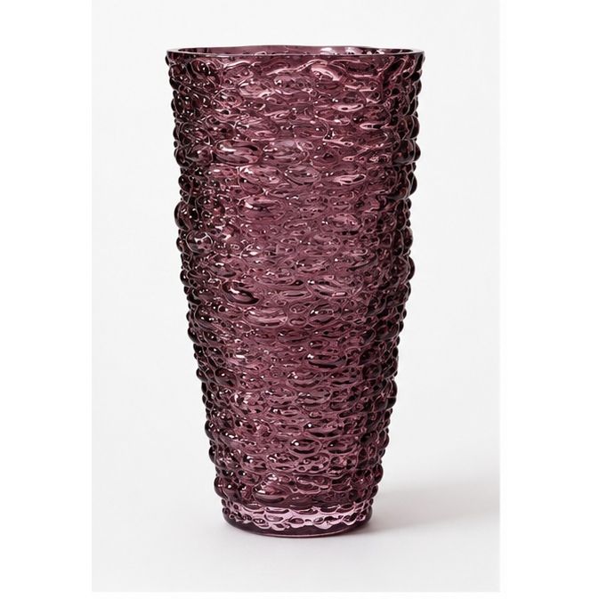 GV610 PURPLE GLASS VASES