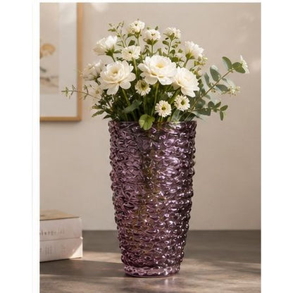 GV610 PURPLE GLASS VASES
