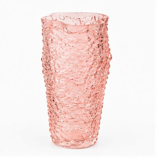GV610 PINK GLASS VASES
