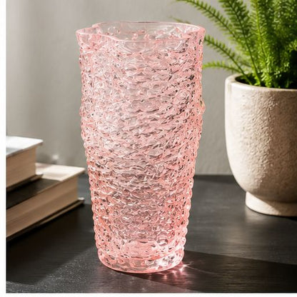 GV610 PINK GLASS VASES