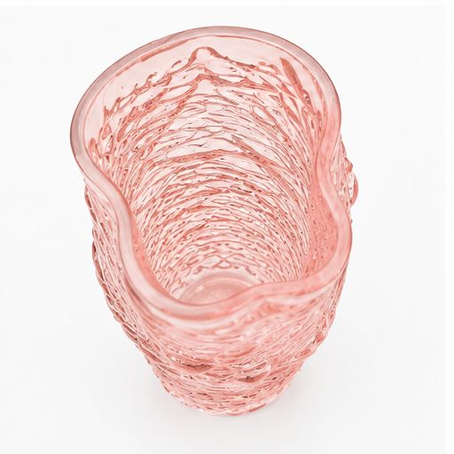 GV610 PINK GLASS VASES
