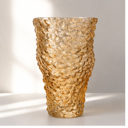 GV611 AMBER GLASS VASES