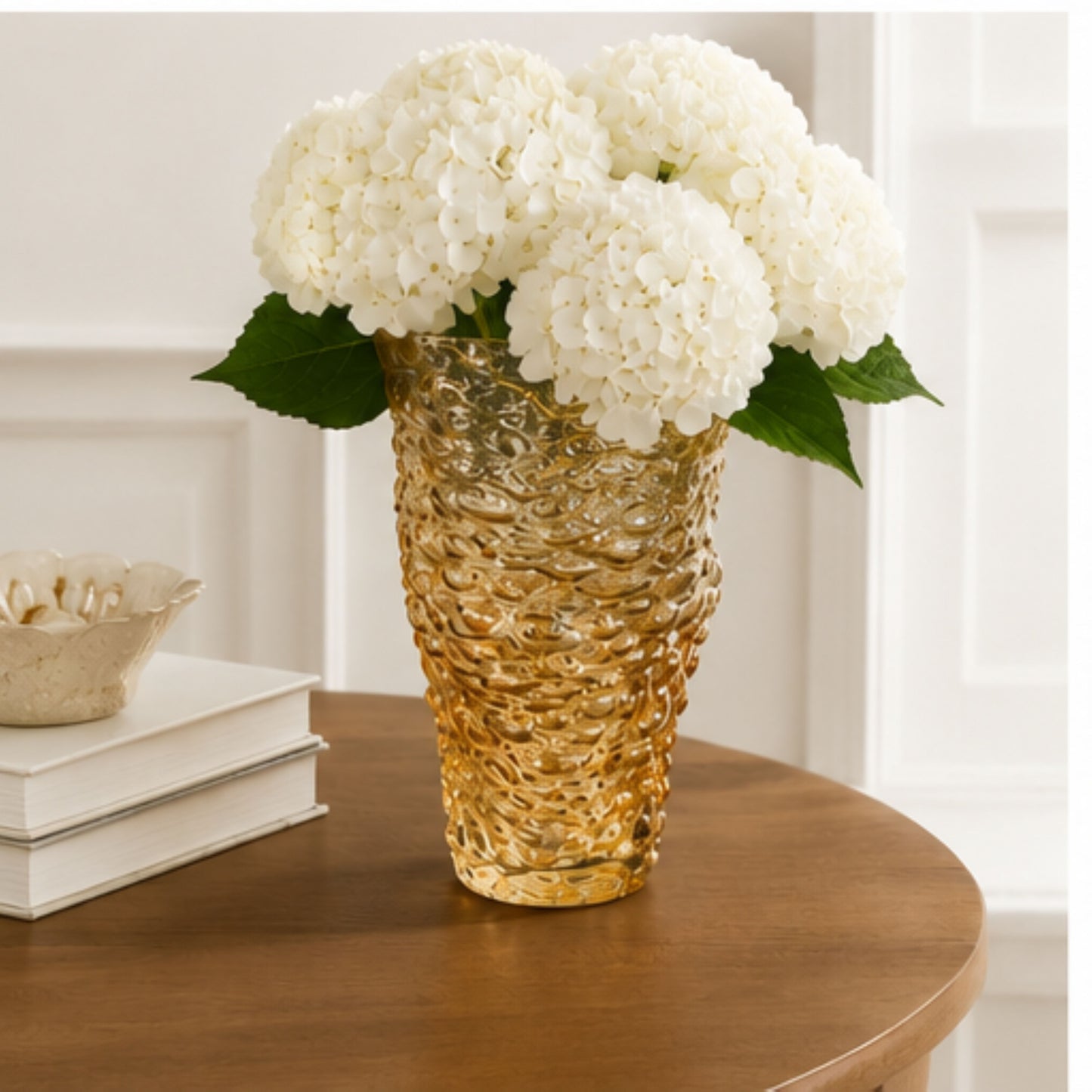 GV611 AMBER GLASS VASES